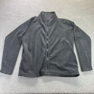 WFS Element Gear Fleece Jacket Gray Full Zipper Size Large